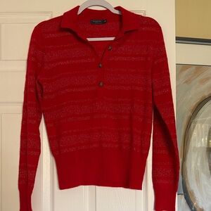 Vineyard Vines  Red Cashmere Sweater Size XS Excellent Condition